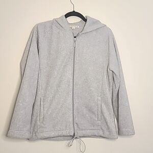 Carolyn Taylor Zip-Up Hooded Fleece Jacket